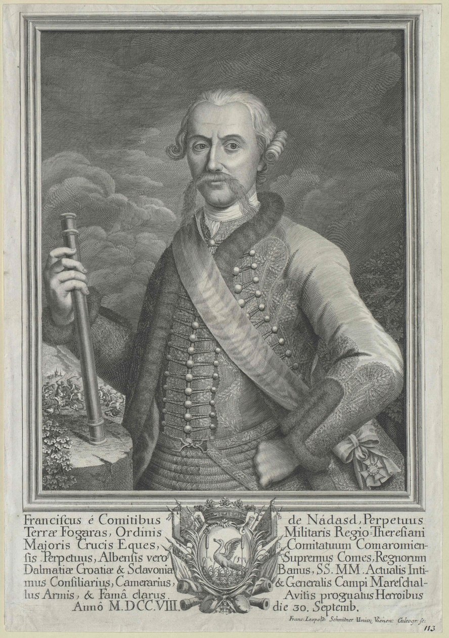 Franz count Nadasdy-Nadasd-Fogaras - Artist Unknown