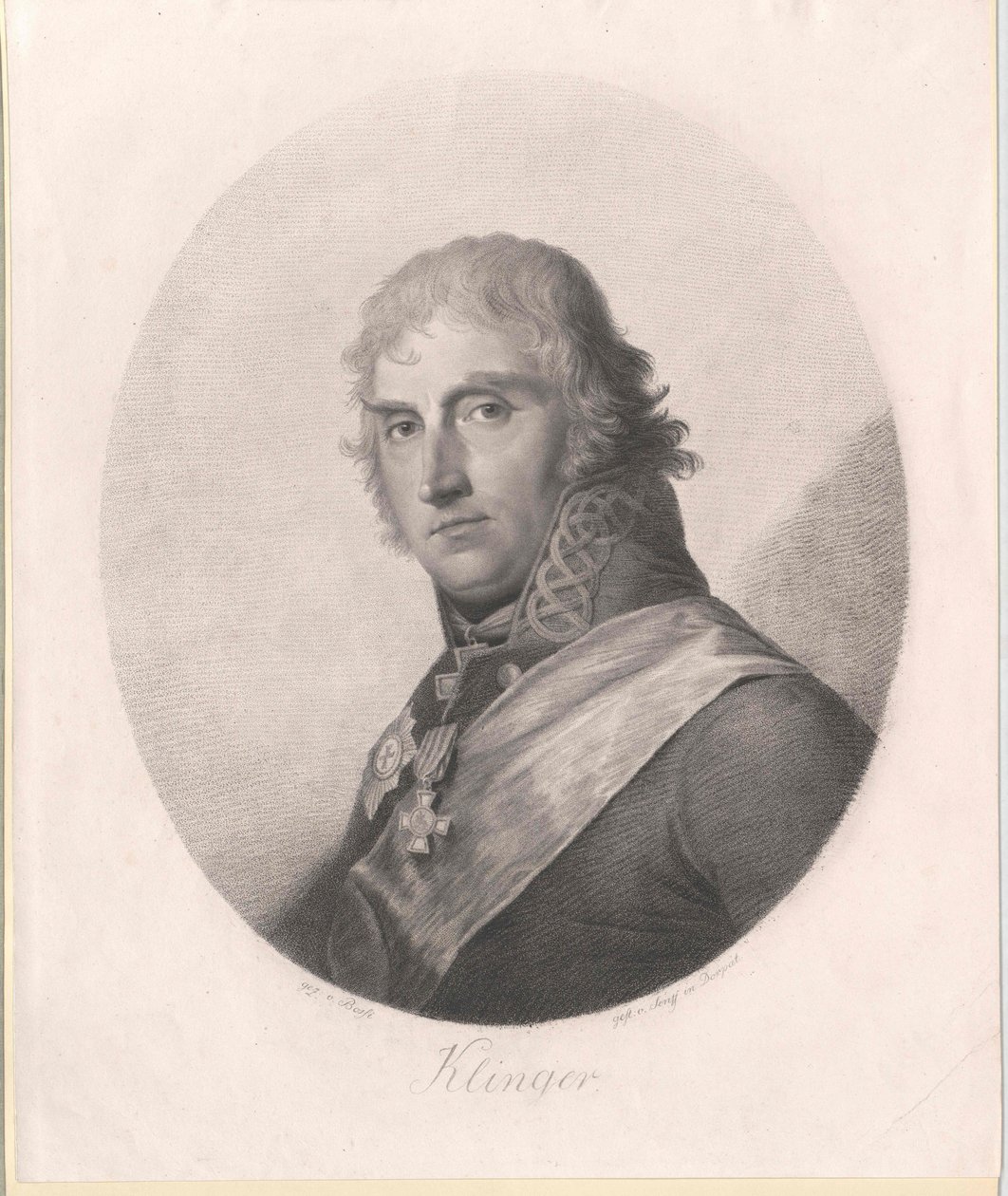 Frédéric Maximilien von Klinger - Artist Unknown