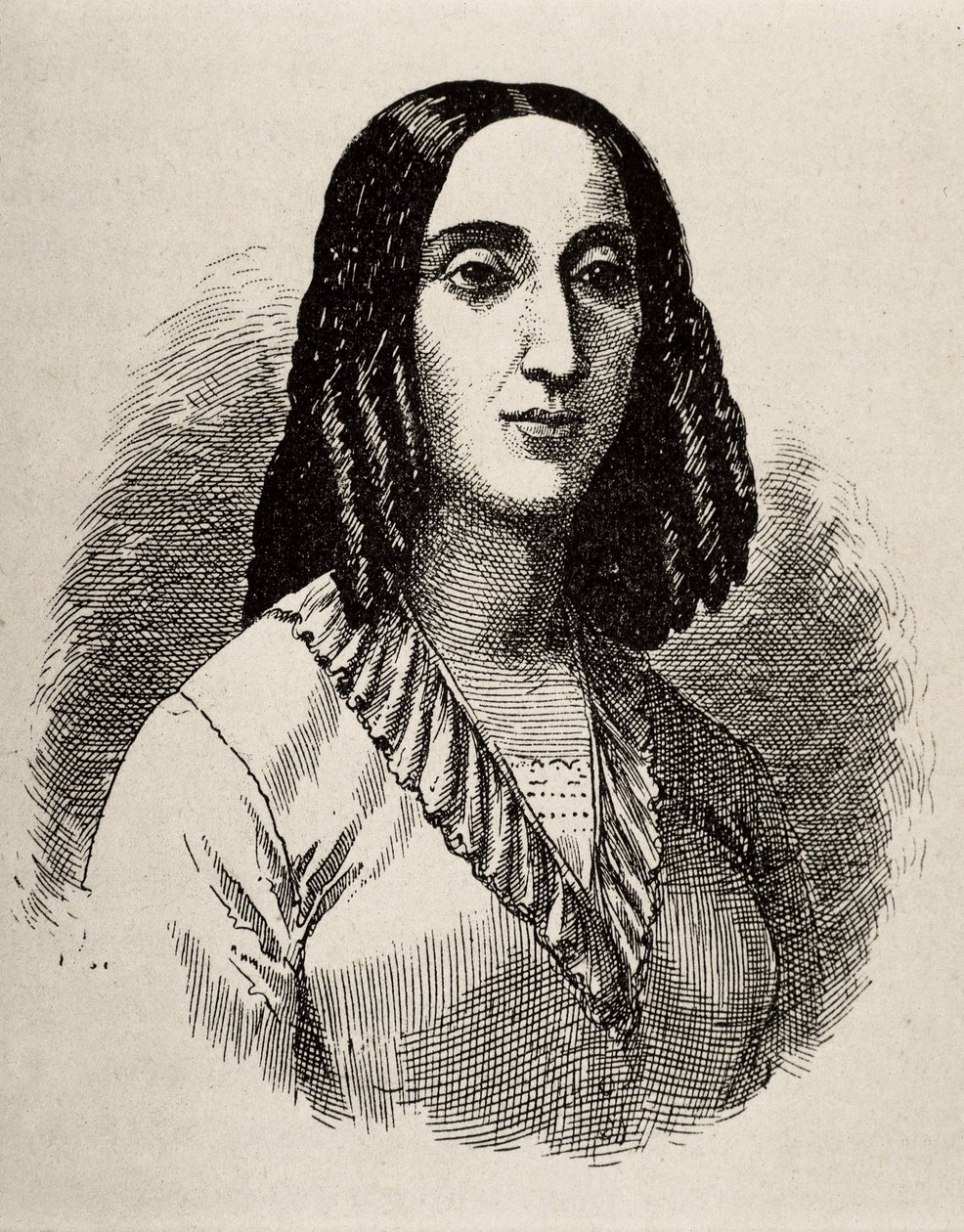GORRITI, Juana Manuela (1818-1892). Écrivaine argentine. Gravure. - Artist Unknown
