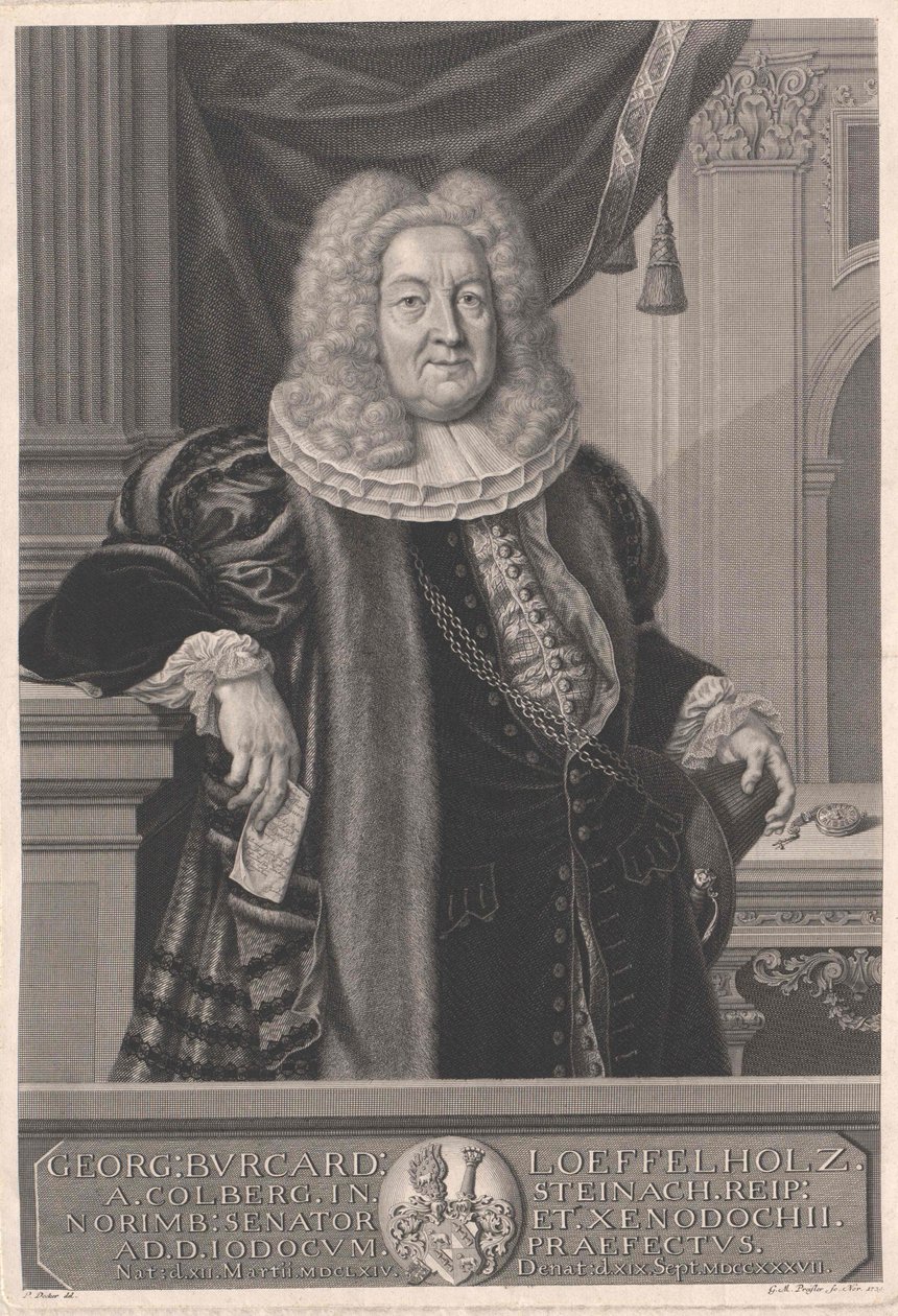 Georg Burkhard Loeffelholz de Colberg - Artist Unknown