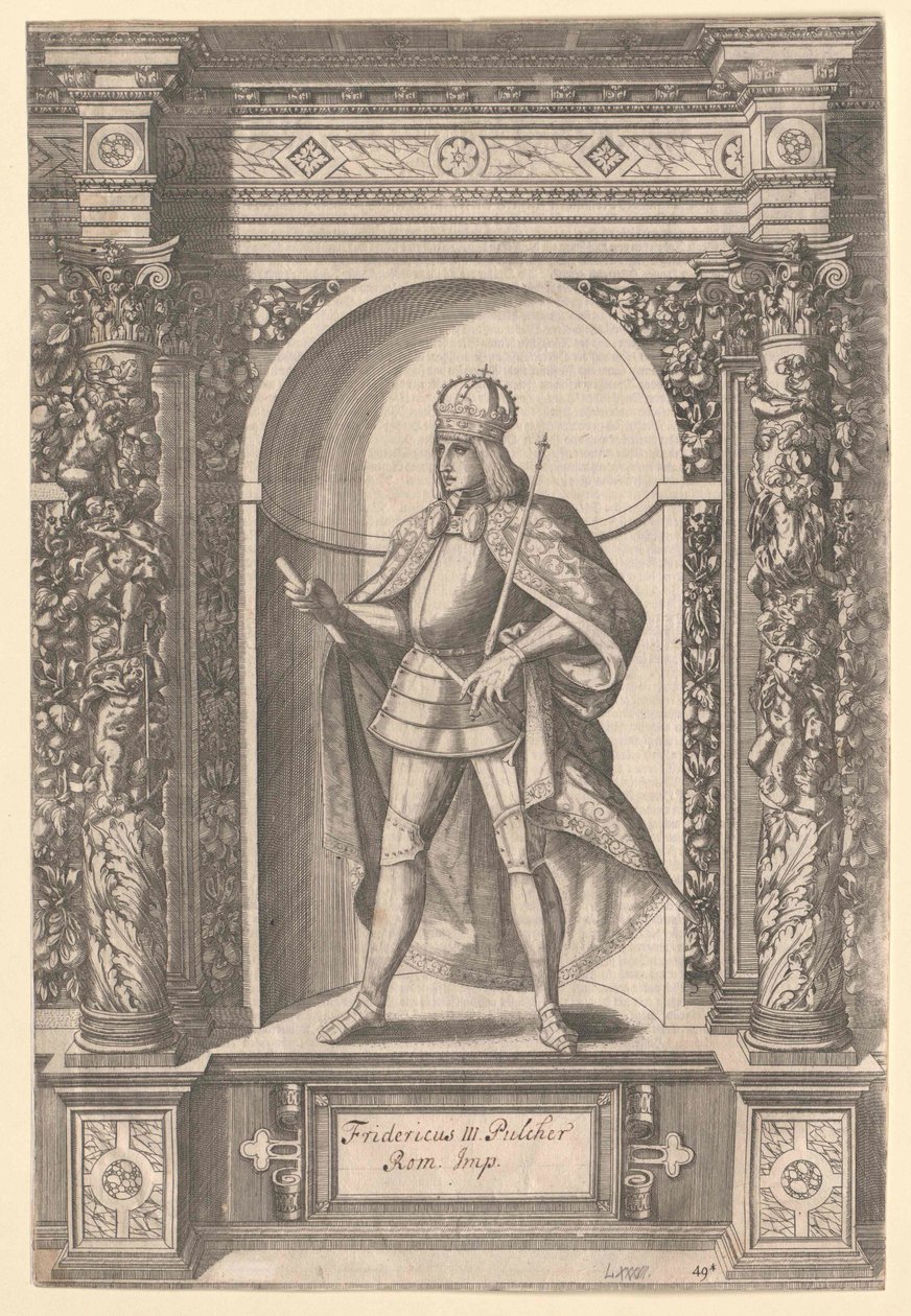 Le roi allemand Frédéric le Bel - Artist Unknown
