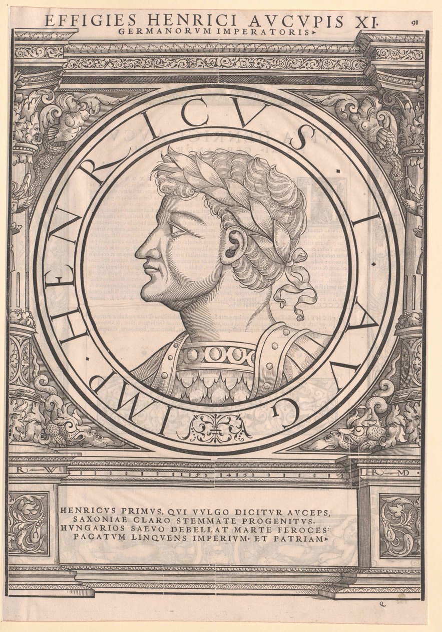 Le roi allemand Henri Ier - Artist Unknown
