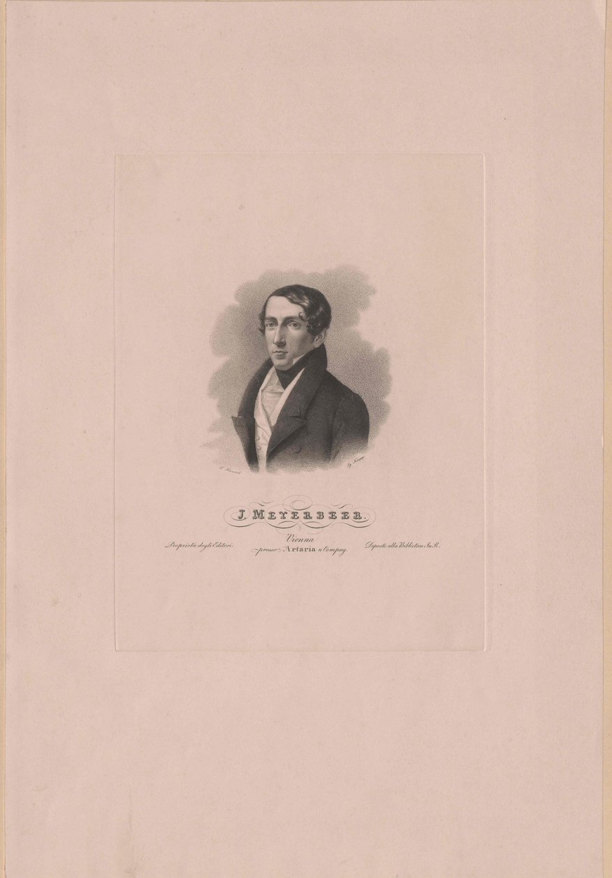 Giacomo Meyerbeer - Artist Unknown