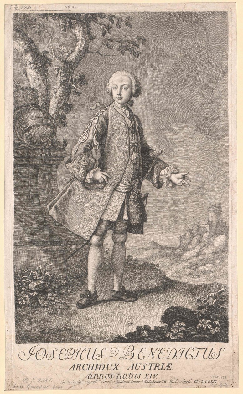 Empereur du Saint Empire romain Joseph II - Artist Unknown