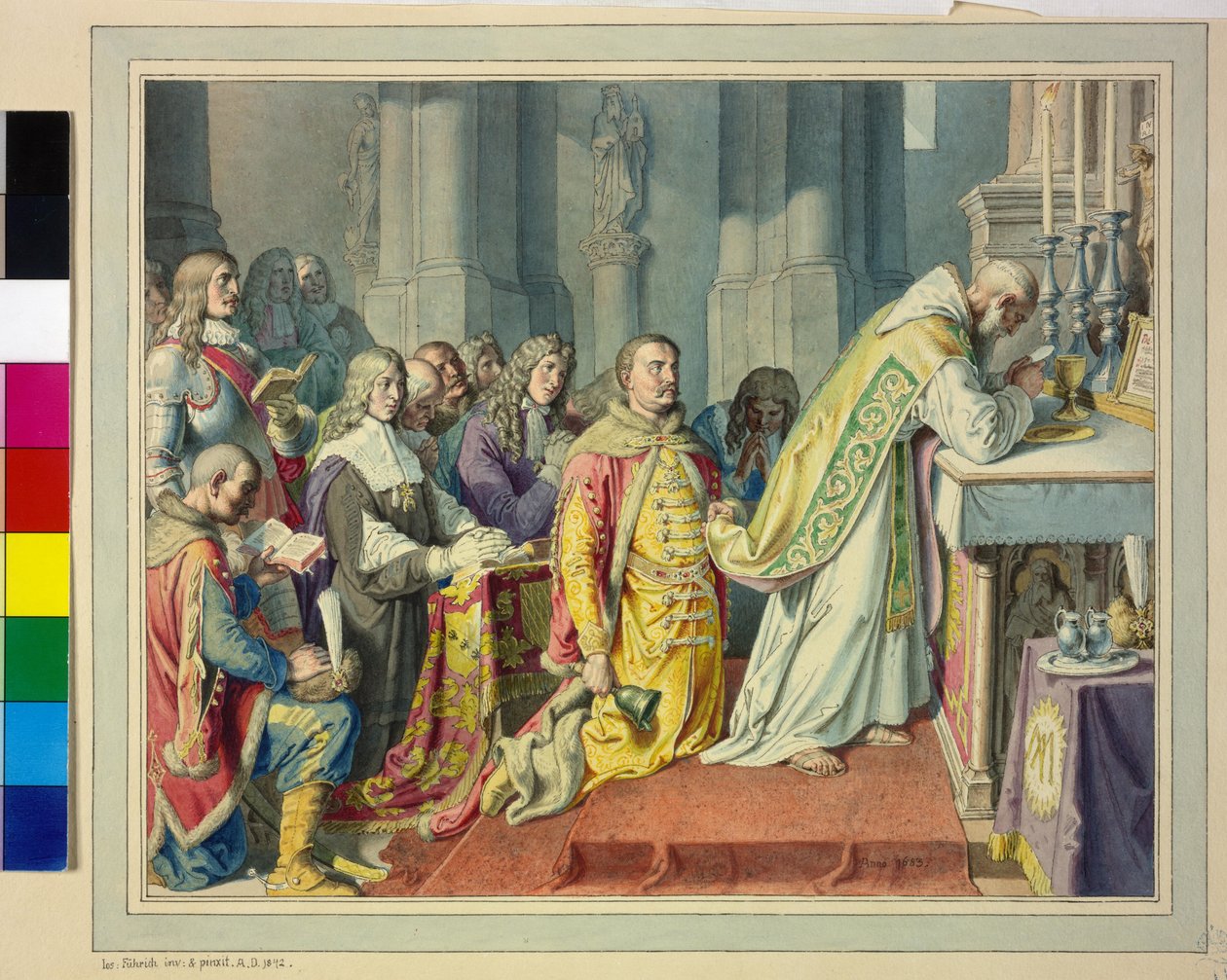 Foire sacrée sur le Leopoldsberg - Artist Unknown