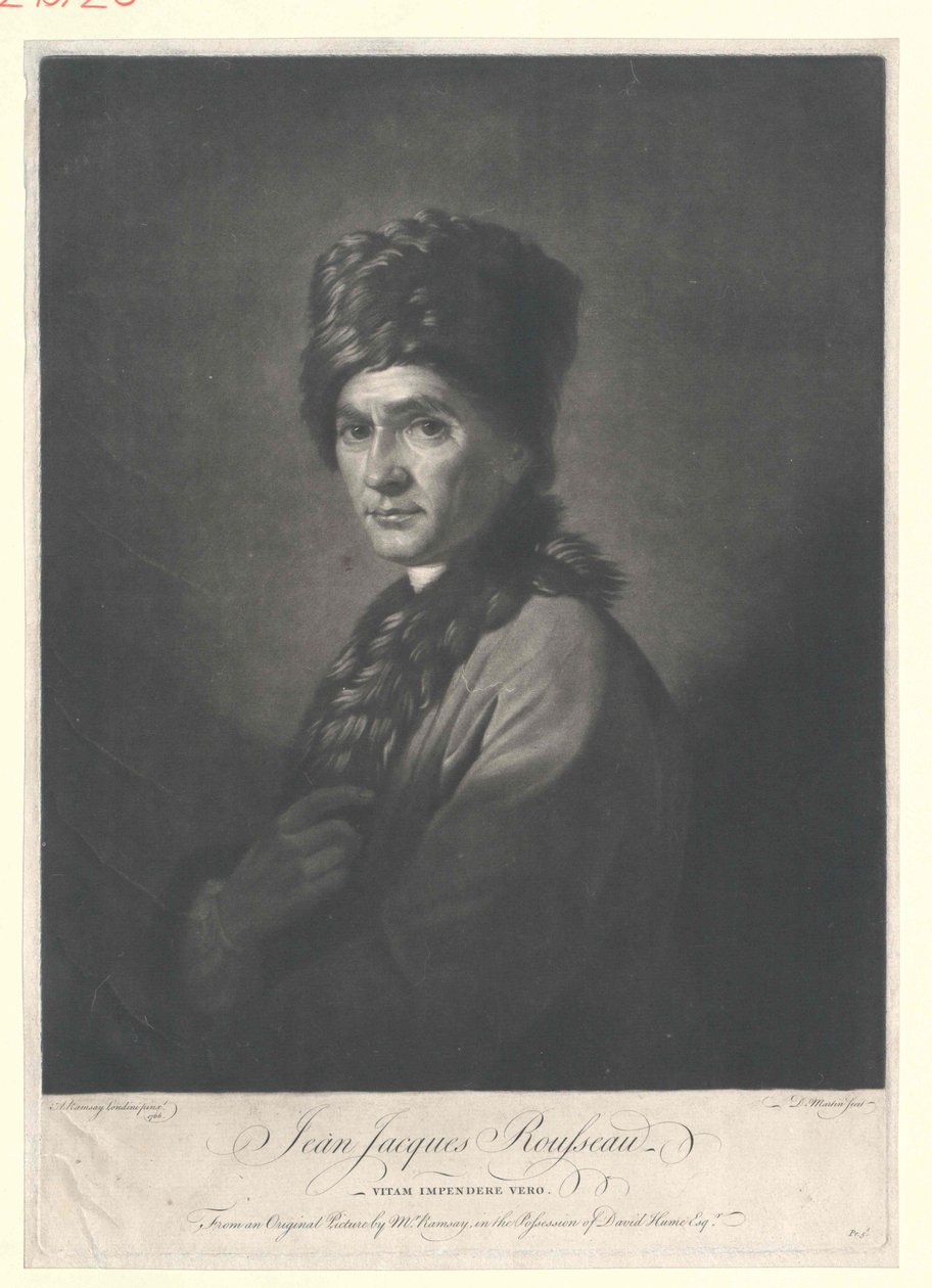 Jean Jacques Rousseau - Artist Unknown