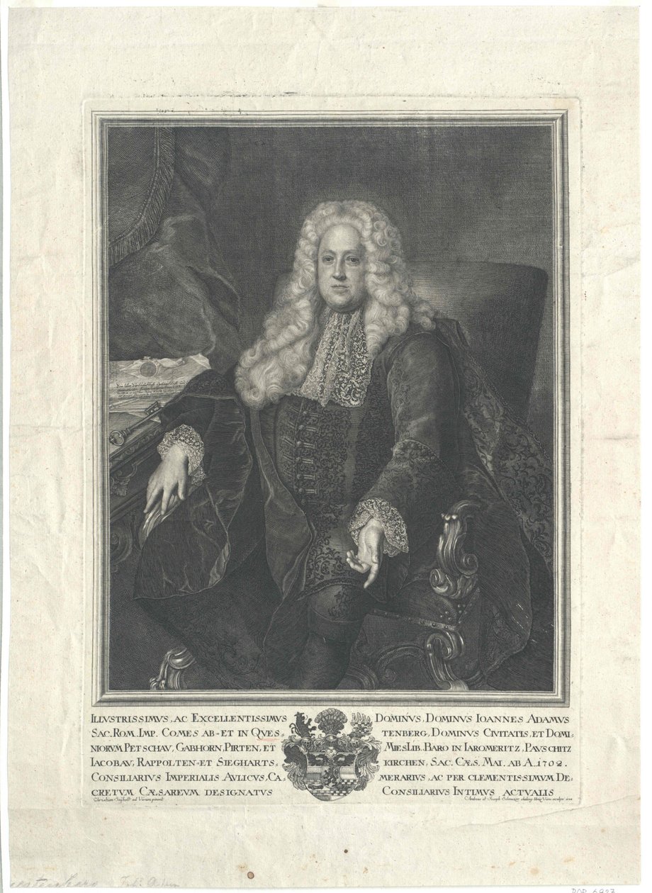 Johann Adam count von Questenberg - Artist Unknown
