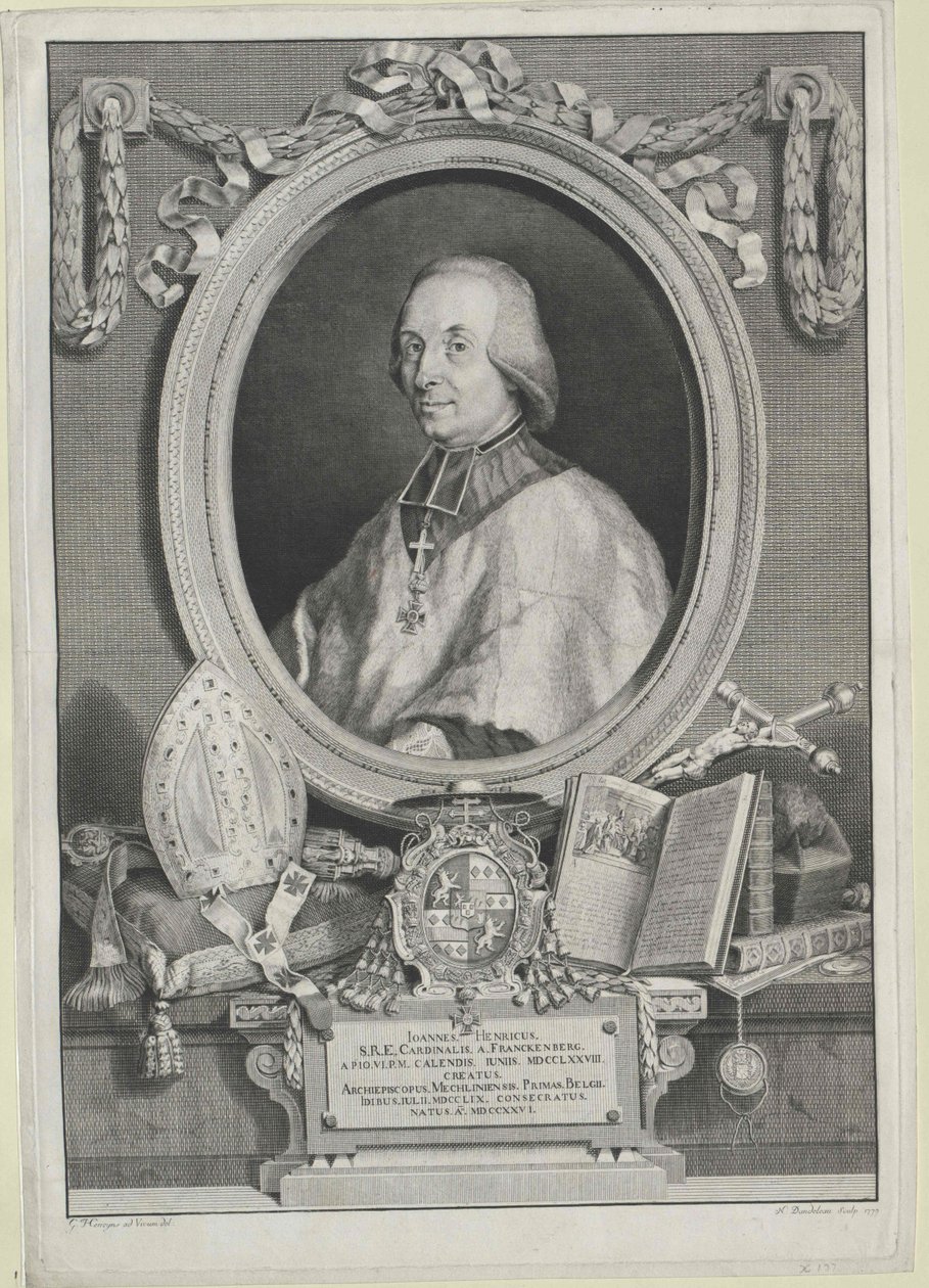 Johann Heinrich Comte Frankenberg - Artist Unknown