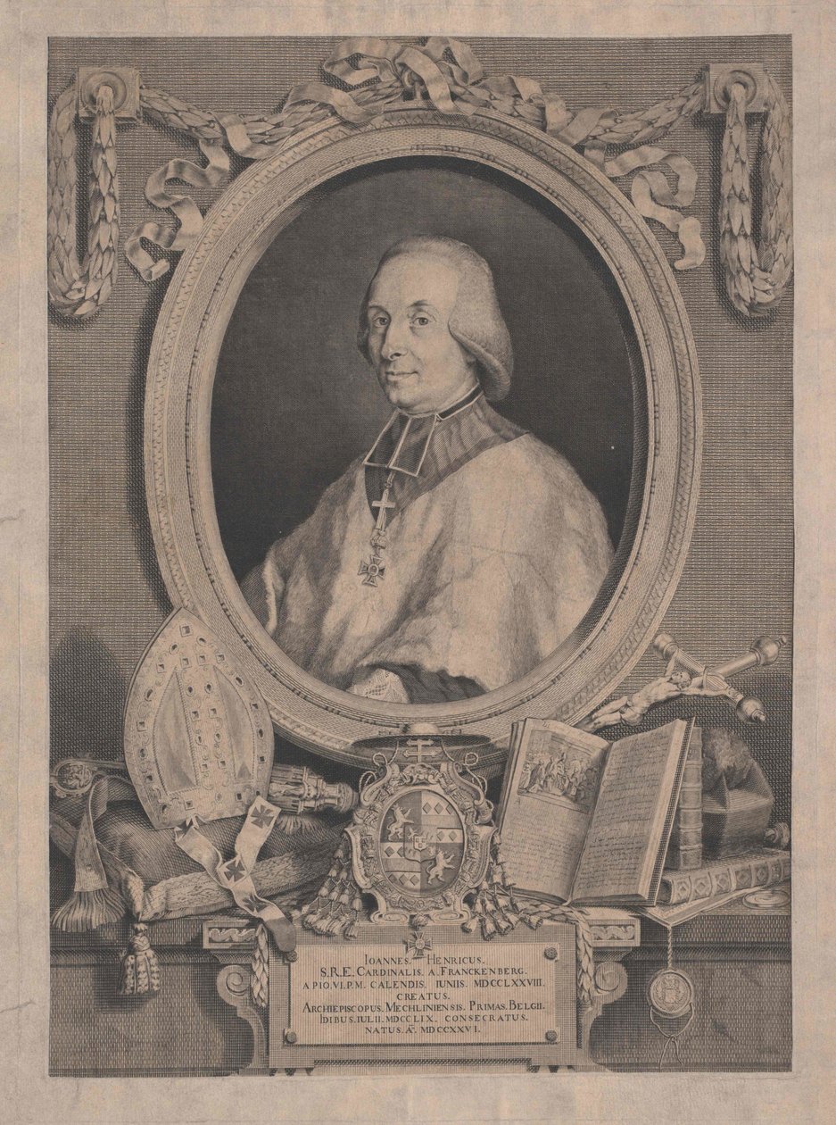 Johann Henry comte Frankenberg - Artist Unknown