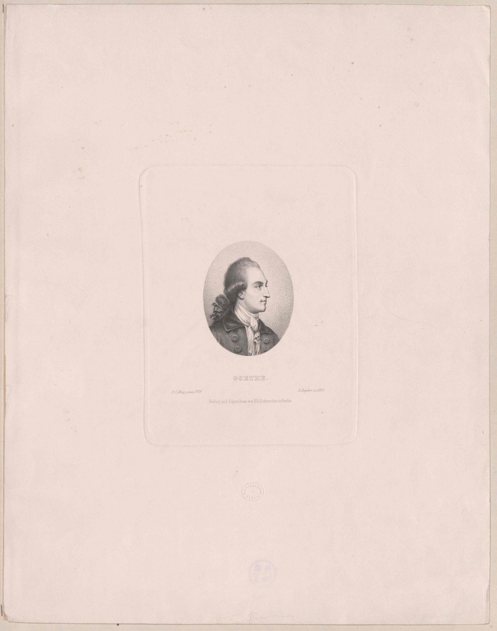 Johann Wolfgang von Goethe - Artist Unknown