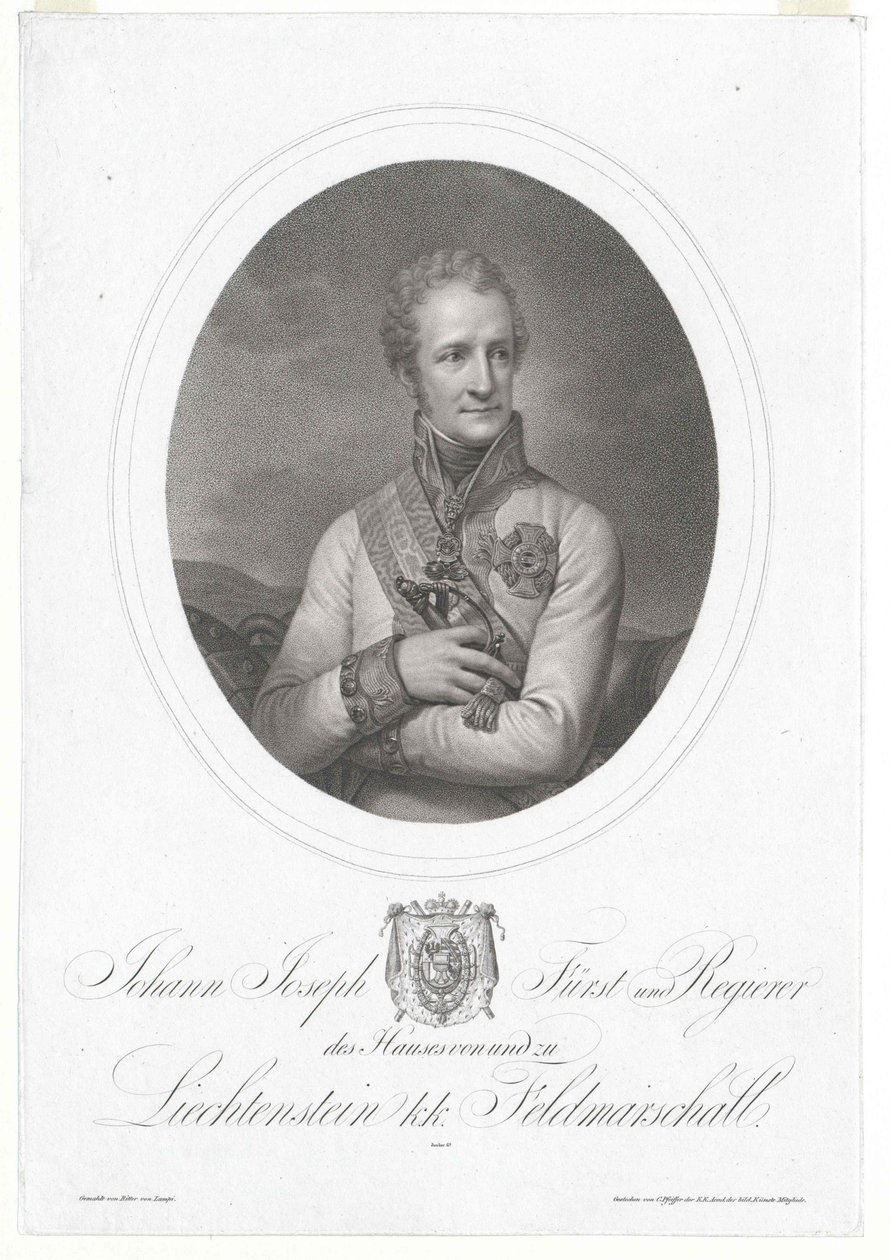 Johann, comte de Liechtenstein - Artist Unknown