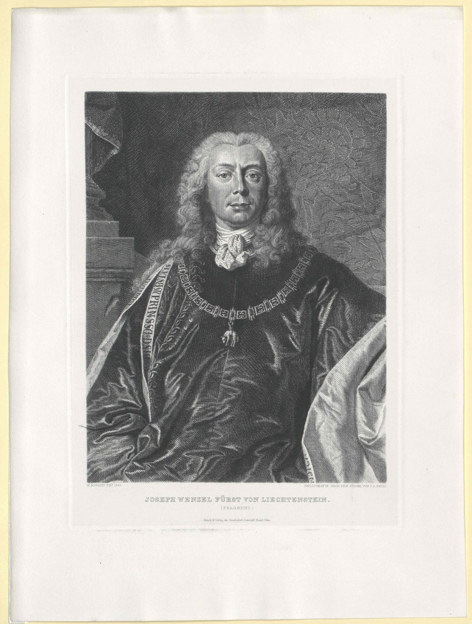 Joseph Wenzel comte de Liechtenstein - Artist Unknown