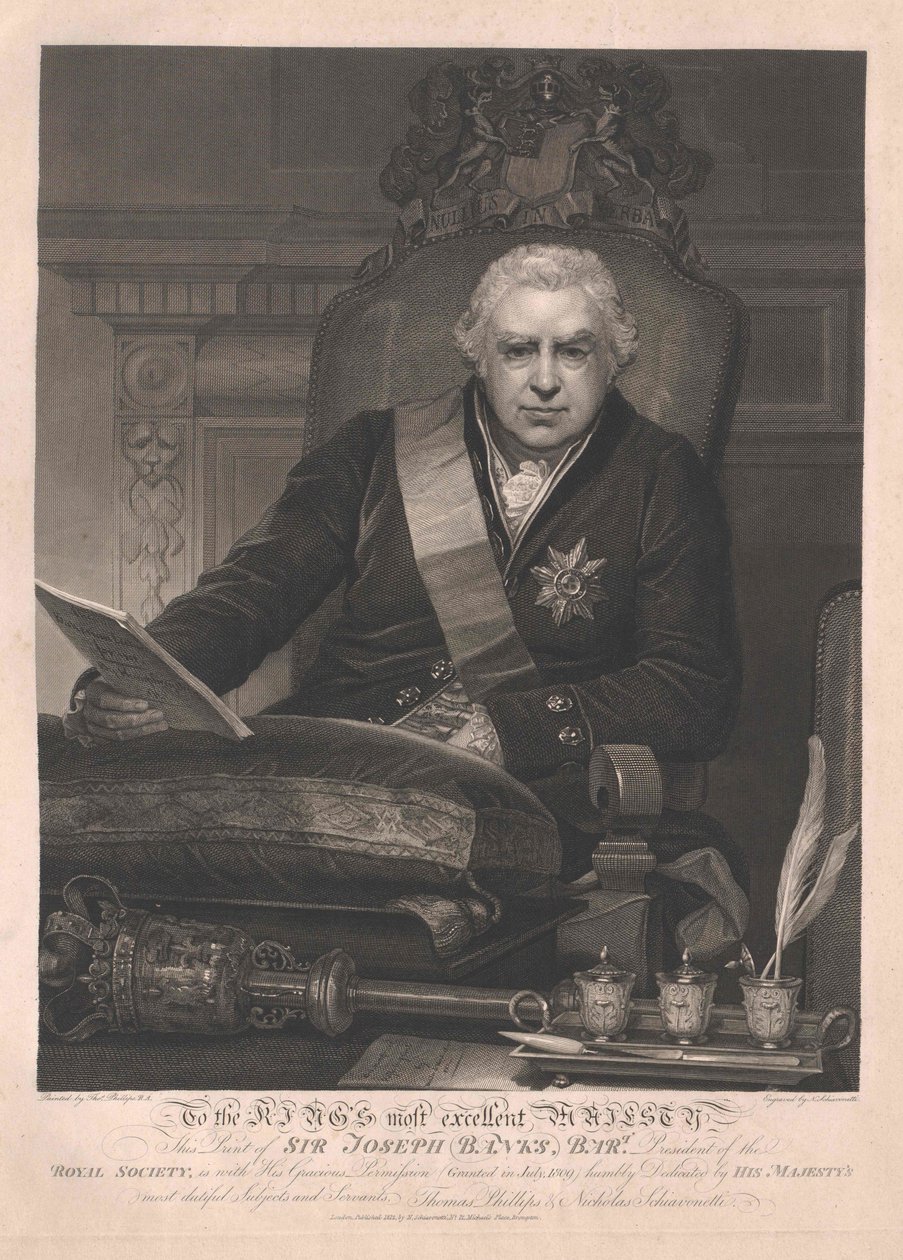 Joseph baronet Banks - Artist Unknown