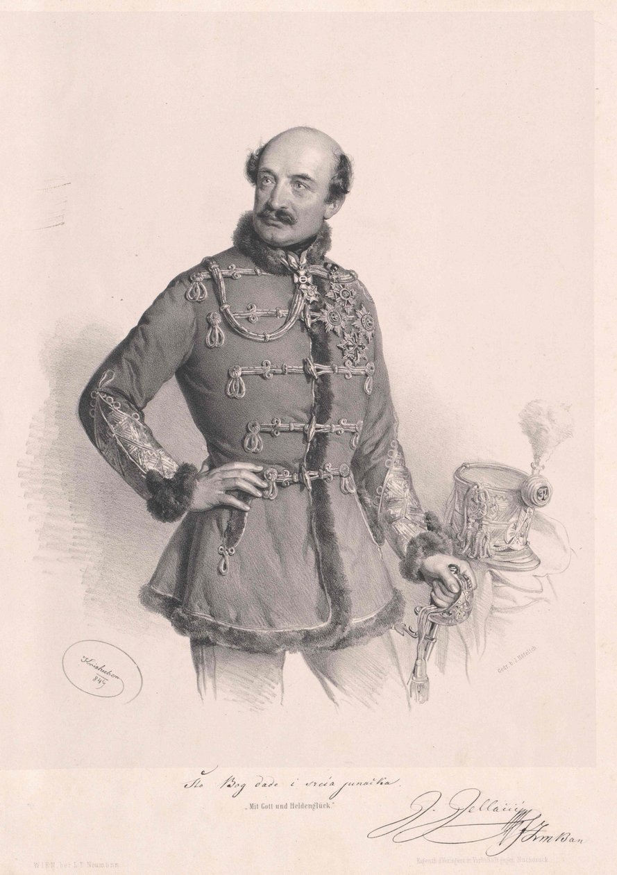 Joseph count Jellacic de Buzim - Artist Unknown