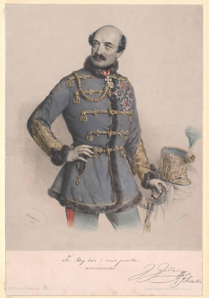 Joseph count Jellacic de Buzim - Artist Unknown