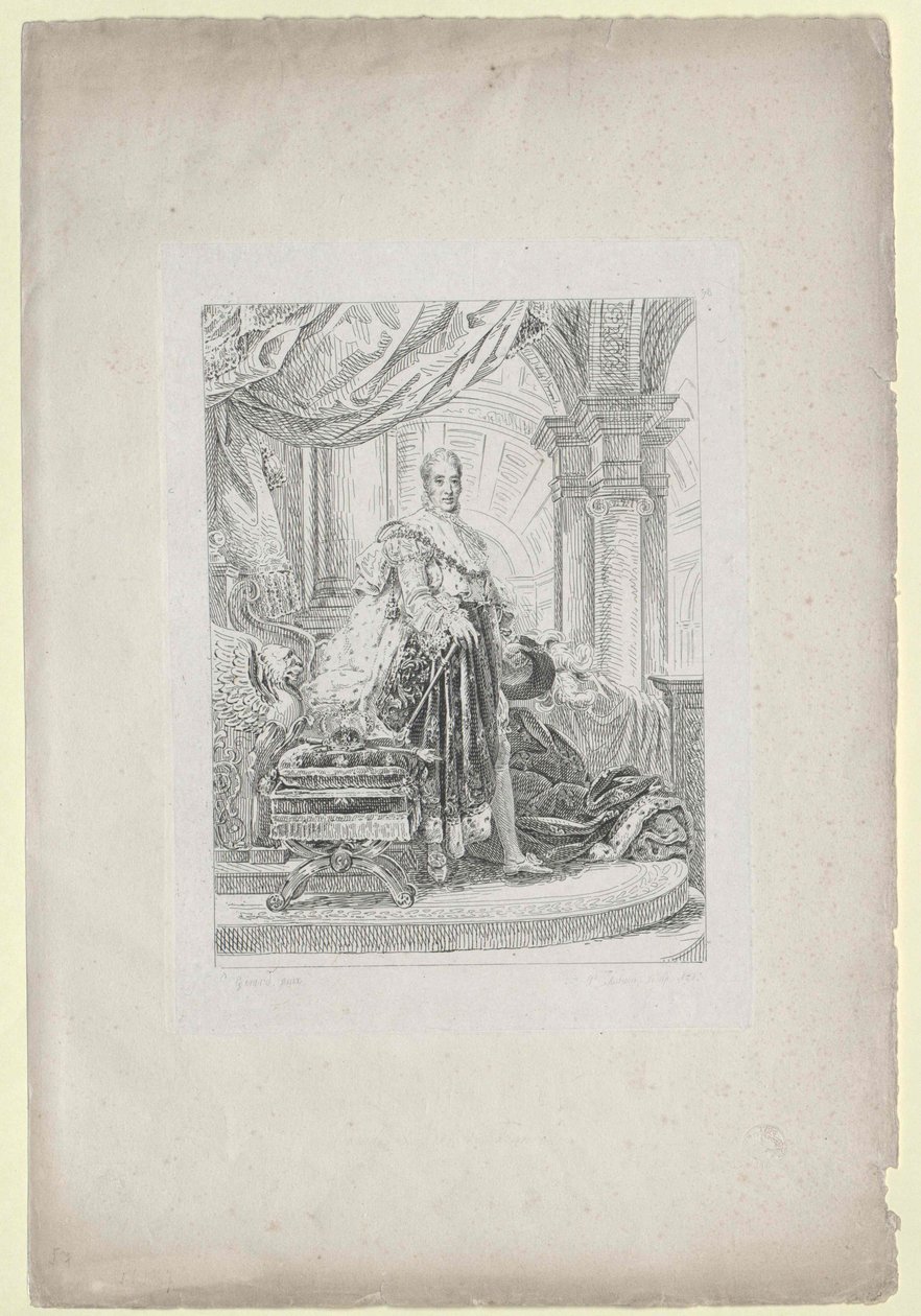 Roi de France Charles X. - Artist Unknown