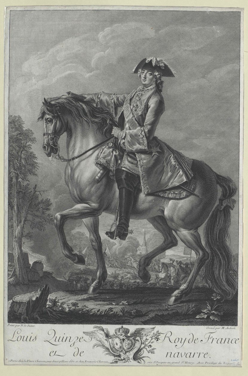 Roi de France Louis XV - Artist Unknown