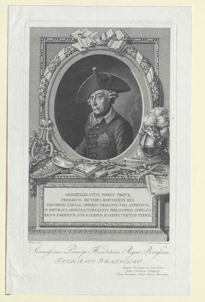 Roi de Prusse Frédéric II - Artist Unknown