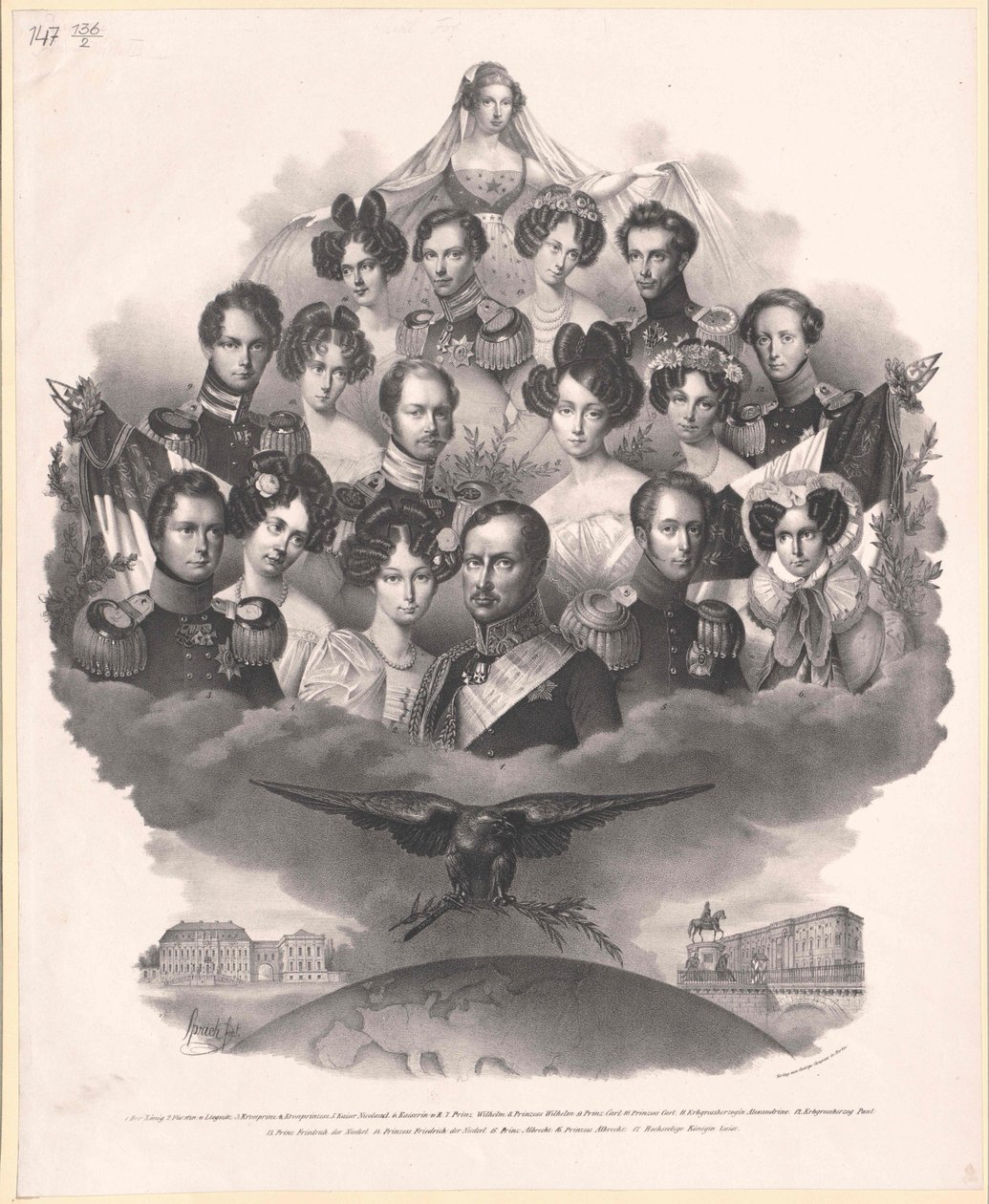 Roi de Prusse Frédéric Guillaume III (impression) - Artist Unknown