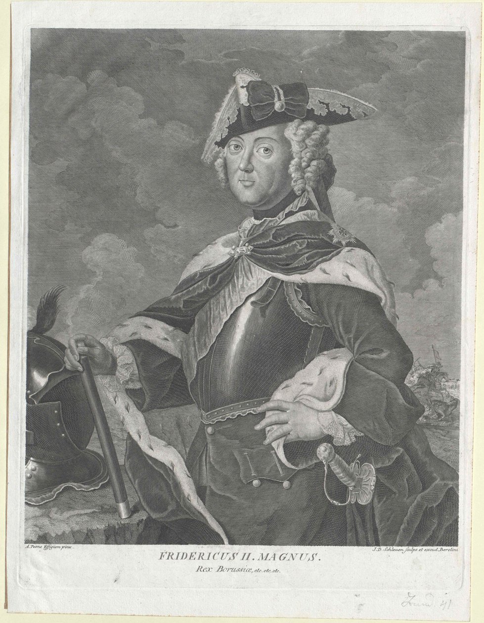Roi de Prusse Frédéric II - Artist Unknown
