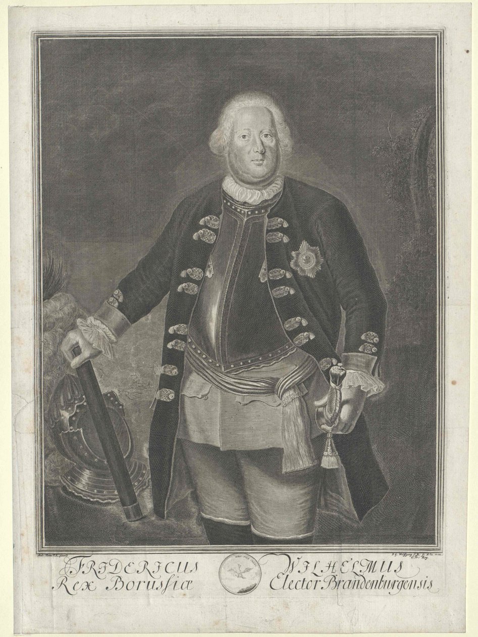 Roi de Prusse Frédéric-Guillaume Ier - Artist Unknown