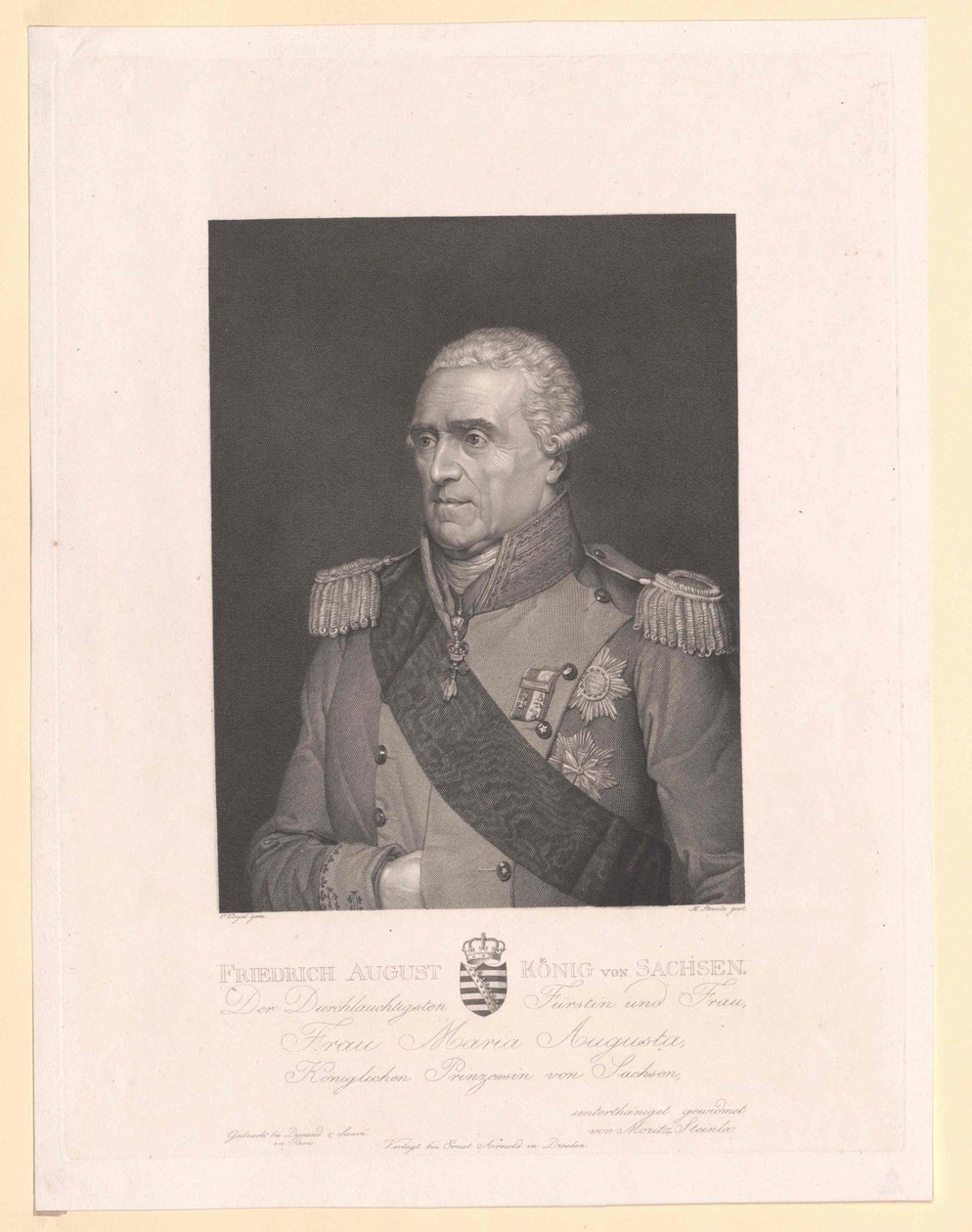 Roi de Saxe Frédéric Auguste Ier - Artist Unknown
