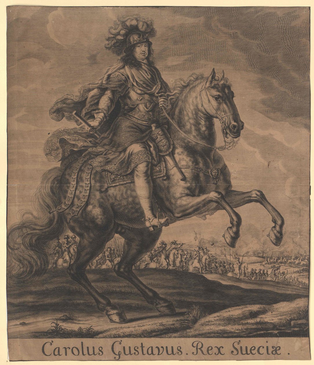 Roi de Suède Charles X. Gustav - Artist Unknown