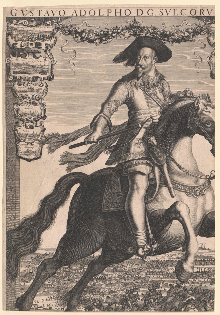Roi de Suède Gustavus Adolphus de Suède - Artist Unknown