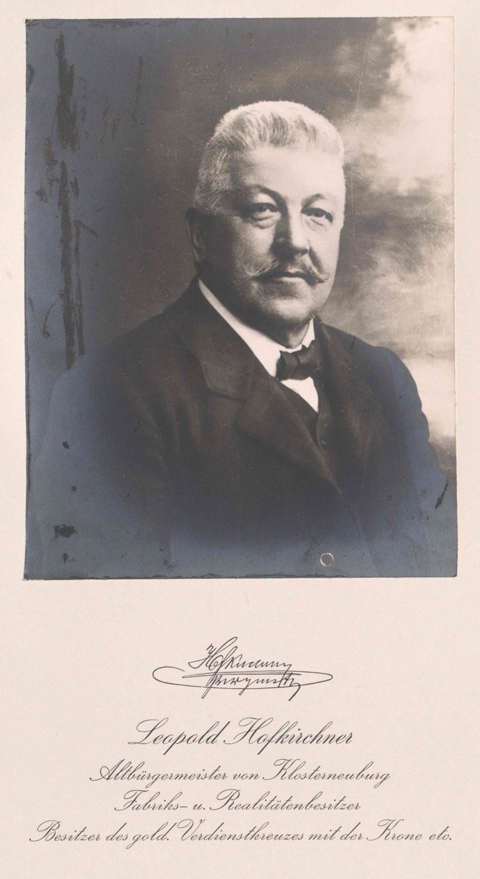 Leopold Hofkirchner (imprimé) - Artist Unknown