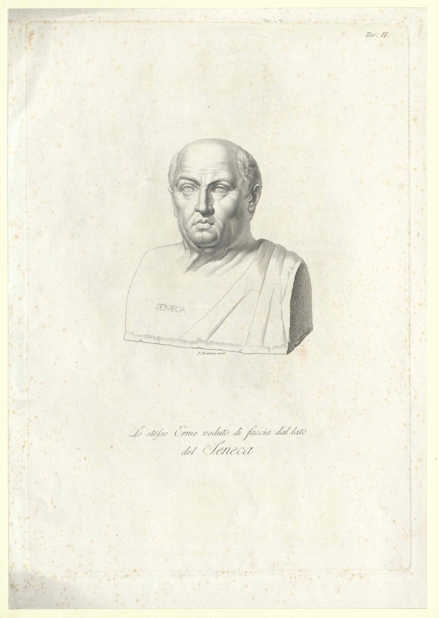 Lucius Annaeus Seneca (impression) - Artist Unknown