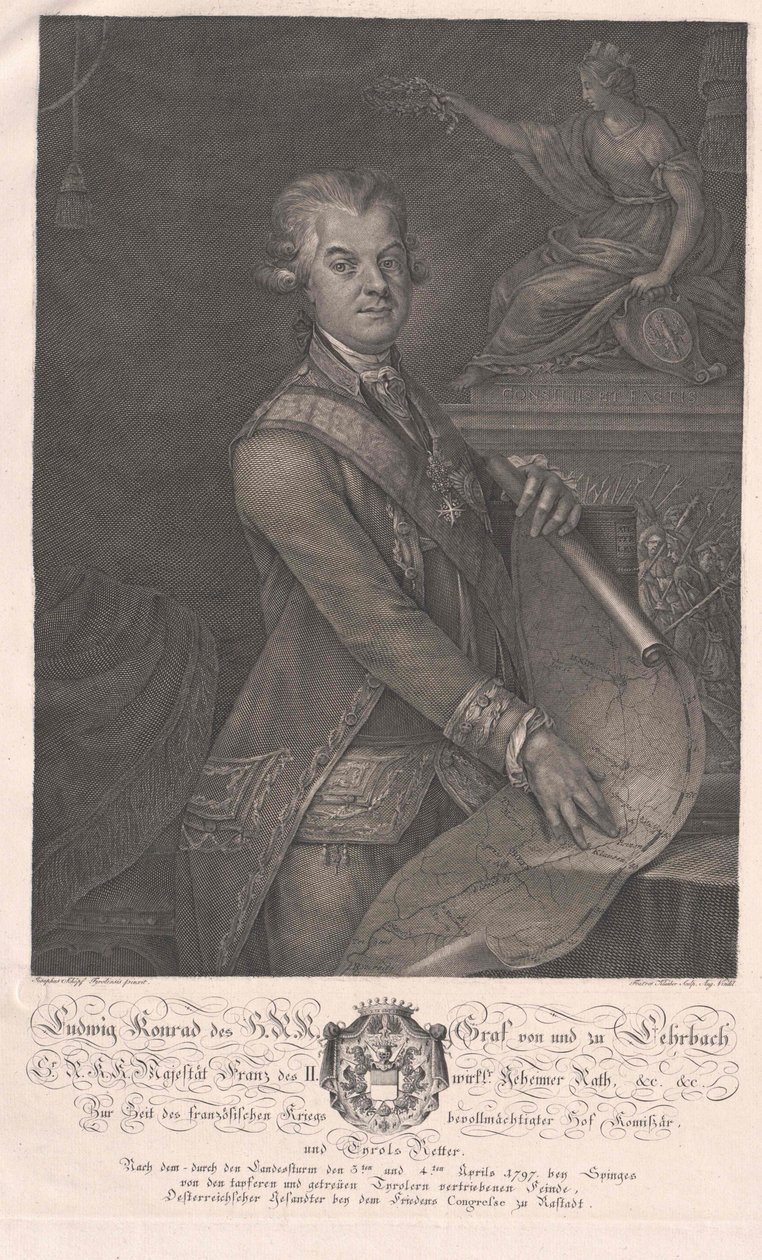 Ludwig Konrad count Lehrbach - Artist Unknown