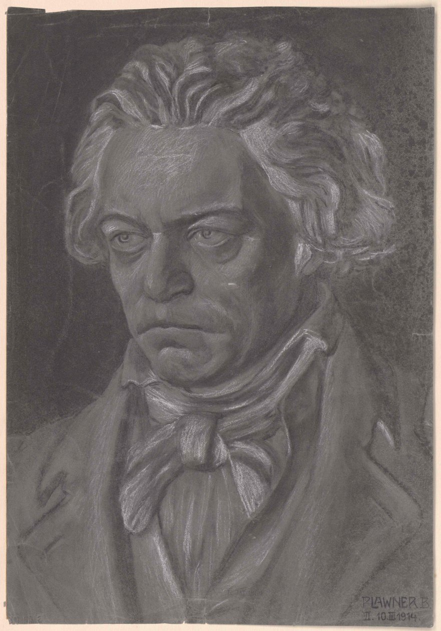 Ludwig van Beethoven - Artist Unknown