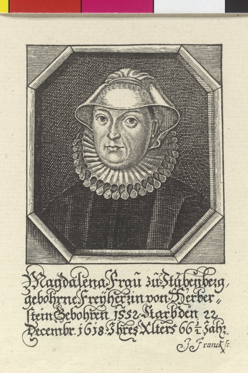 Magdalene baronne Herberstein - Artist Unknown