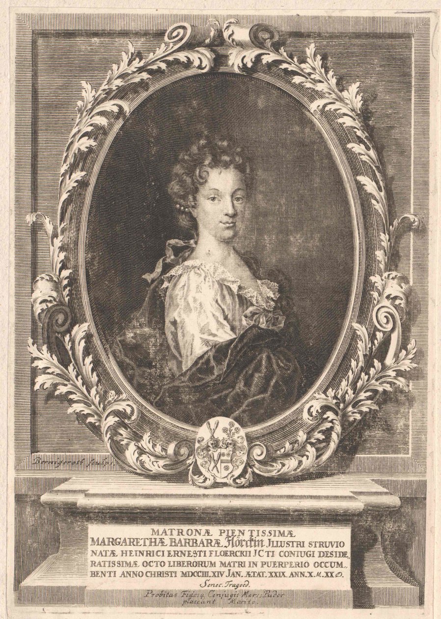 Margarethe Barbara Struve (impression) - Artist Unknown