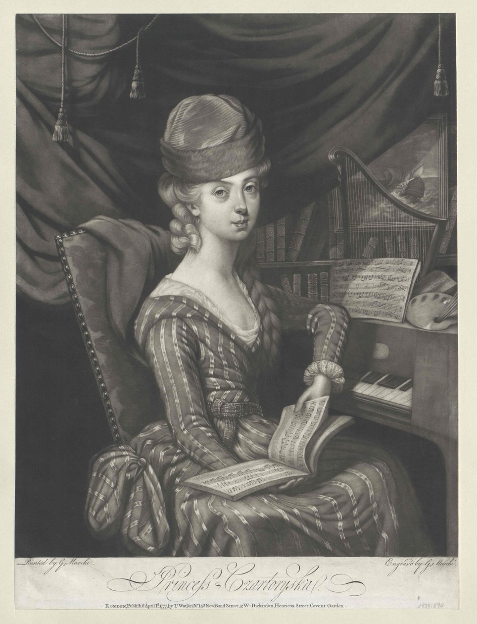 Maria Anna princesse Czartoryska - Artist Unknown