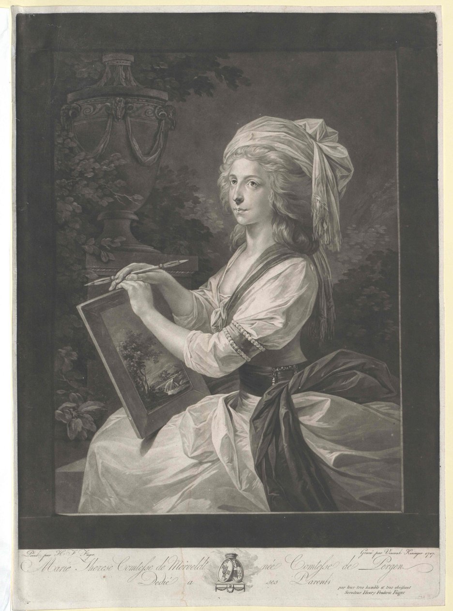 Maria Theresia comtesse Pergen - Artist Unknown