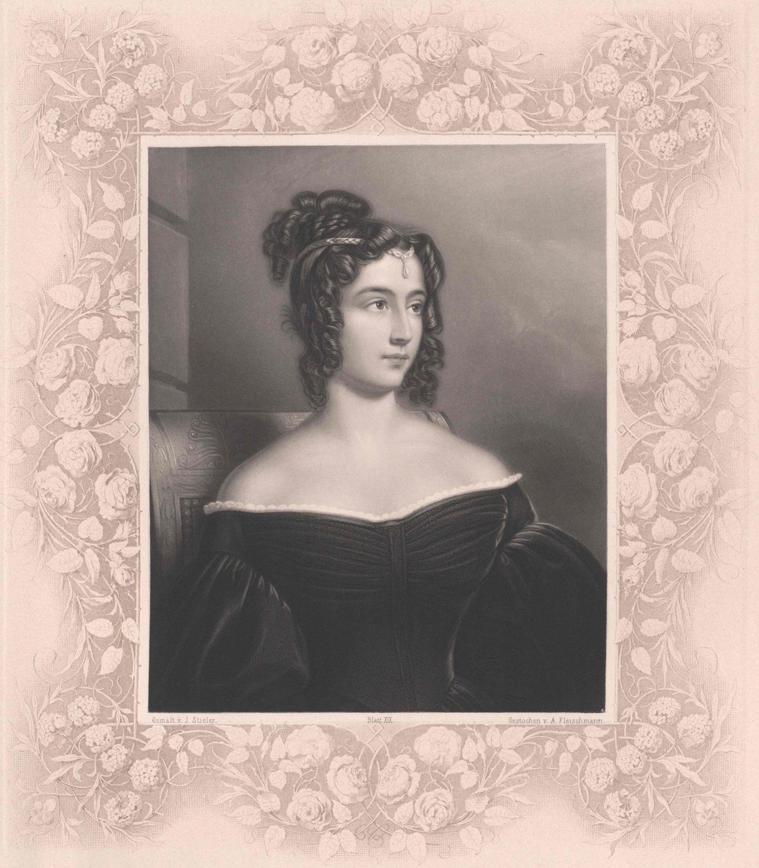 Marianna comtesse Bacinetti von Sciafenberg (impression) - Artist Unknown