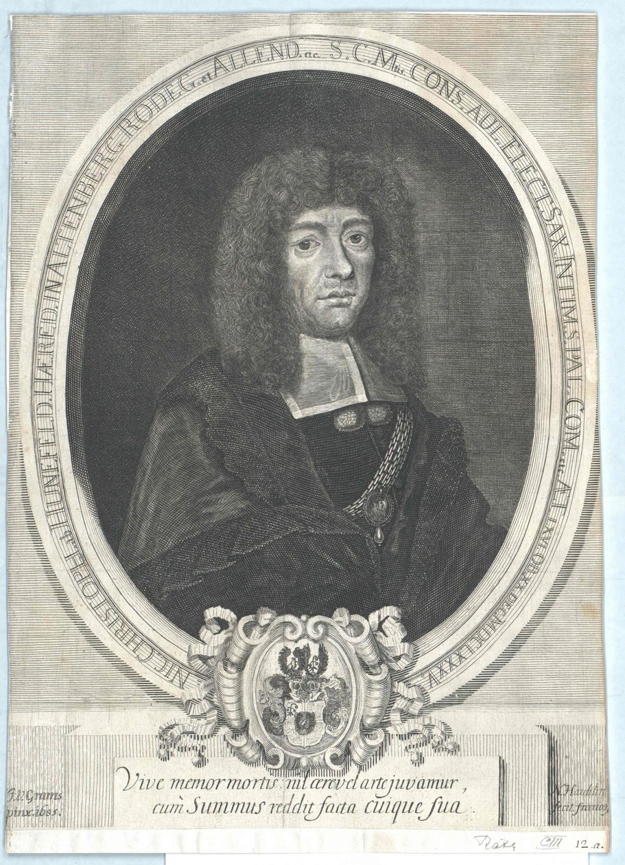 Nicolaus Christoph von Huenefeld - Artist Unknown