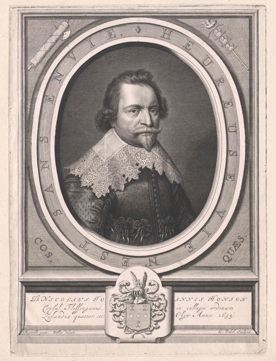 Nikolaus Johannes Honigh (impression) - Artist Unknown
