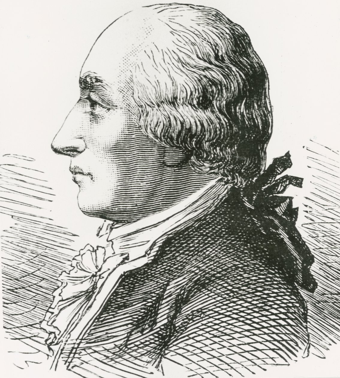 Portrait of Jacques Charles (print) - Artist Unknown
