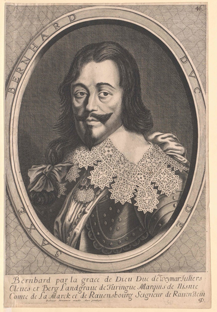 Prince de la Maison de Saxe-Weimar Bernard - Artist Unknown