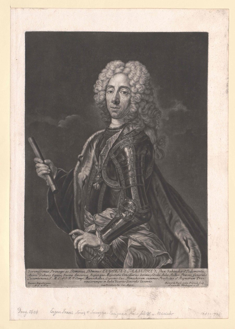Prince de Savoie Carignan Eugène - Artist Unknown