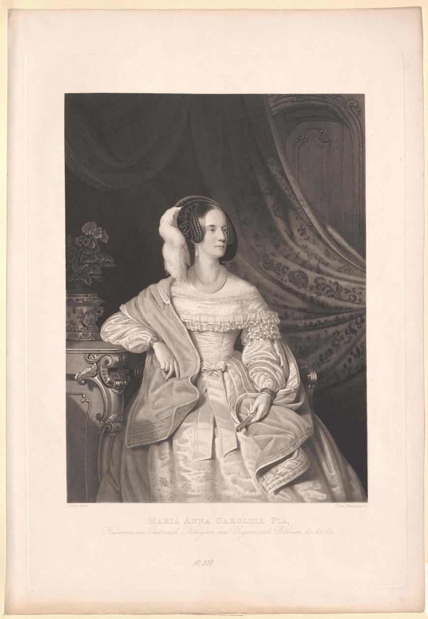 Princesse de Savoie-Sardaigne Maria Anna - Artist Unknown