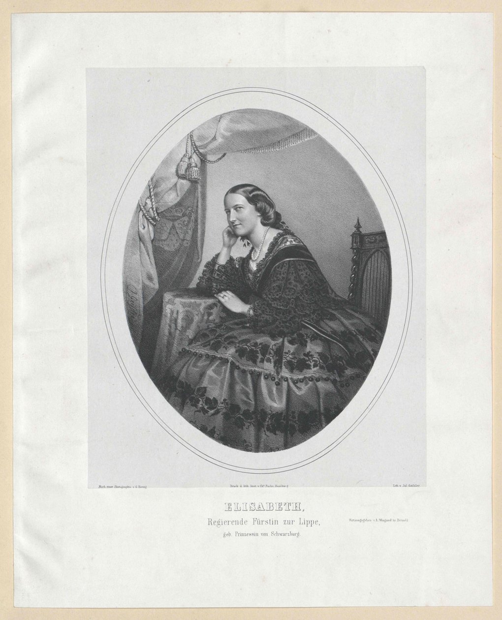 Princesse de Schwarzburg-Rudolstadt Elisabeth - Artist Unknown