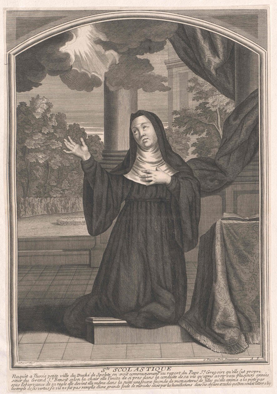 Saint Scholastique - Artist Unknown