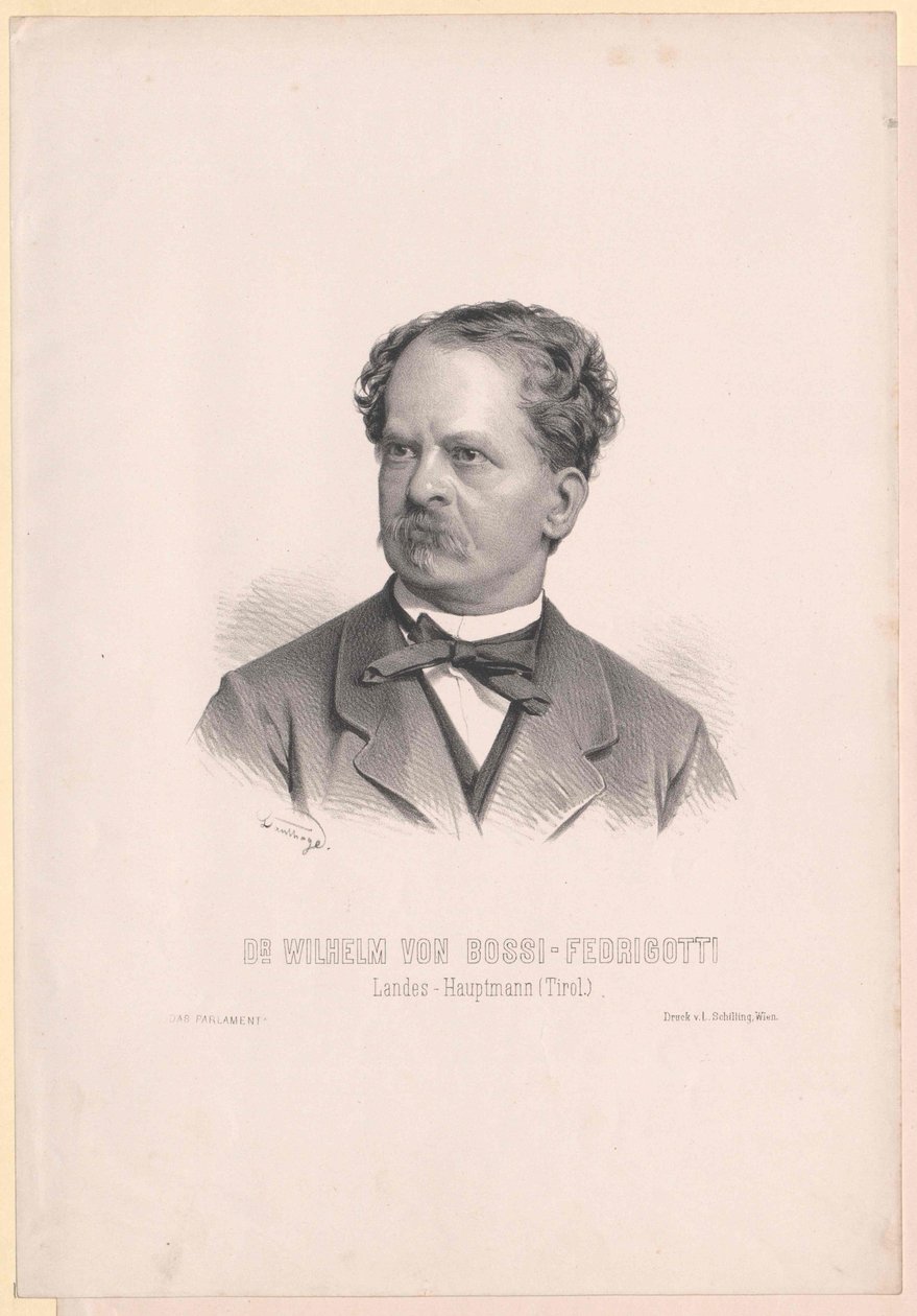 Wilhelm Bossi-Fedrigotti de Belmonte (impression) - Artist Unknown