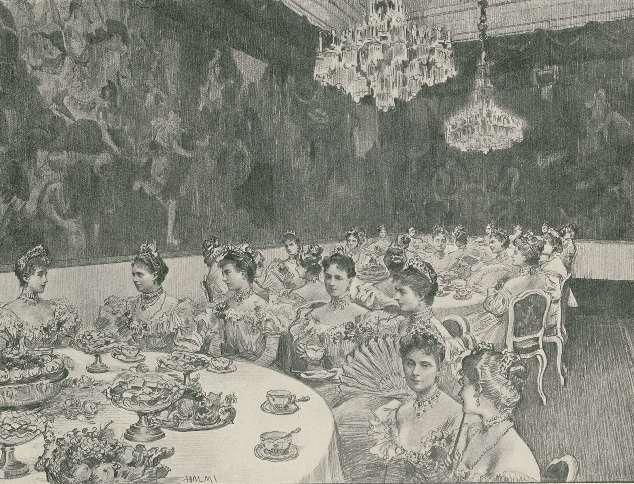 Bal à la Cour - Artúr Lajos Halmi