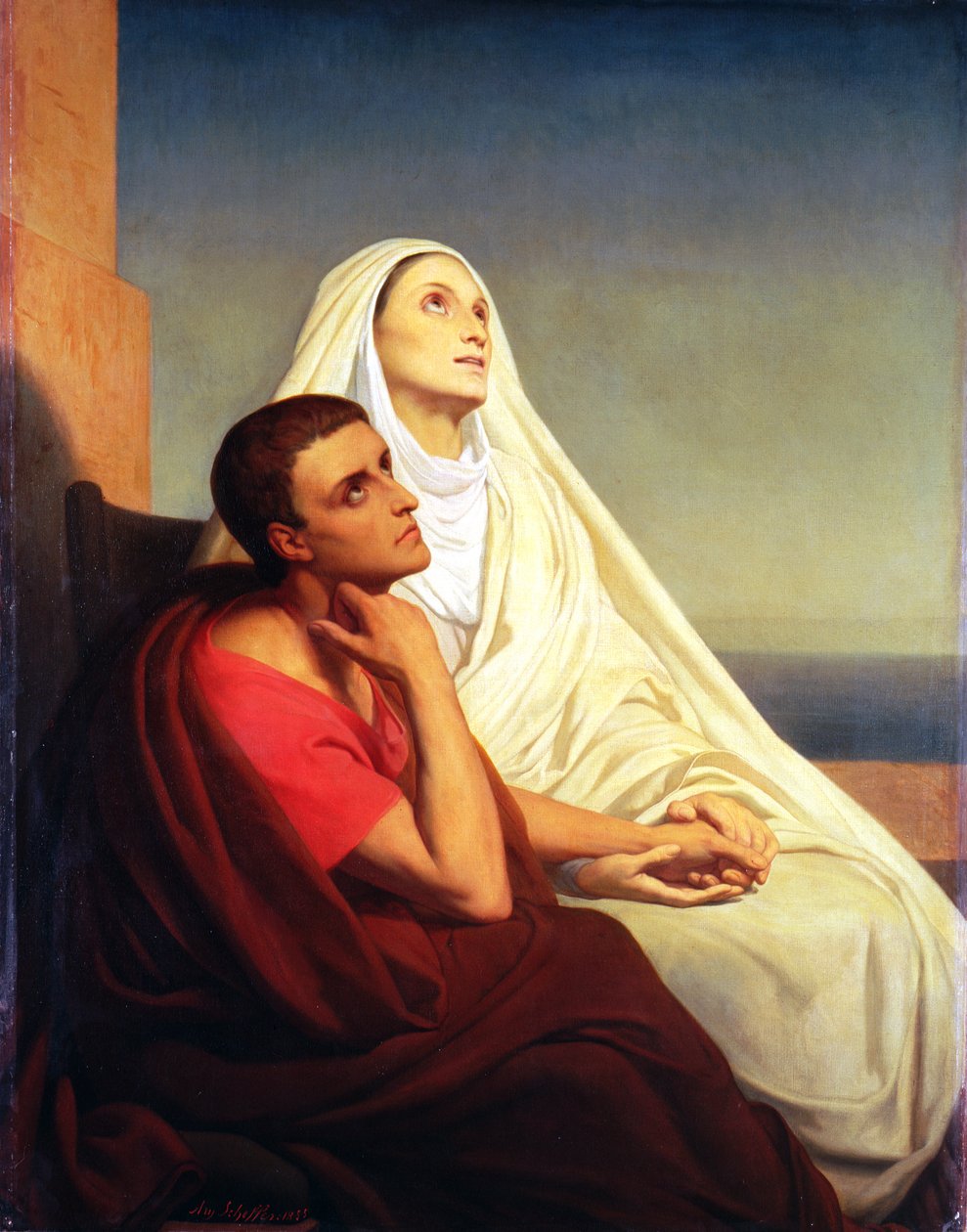 Saint Augustin et sa mère Sainte Monique, 1855 - Ary Scheffer