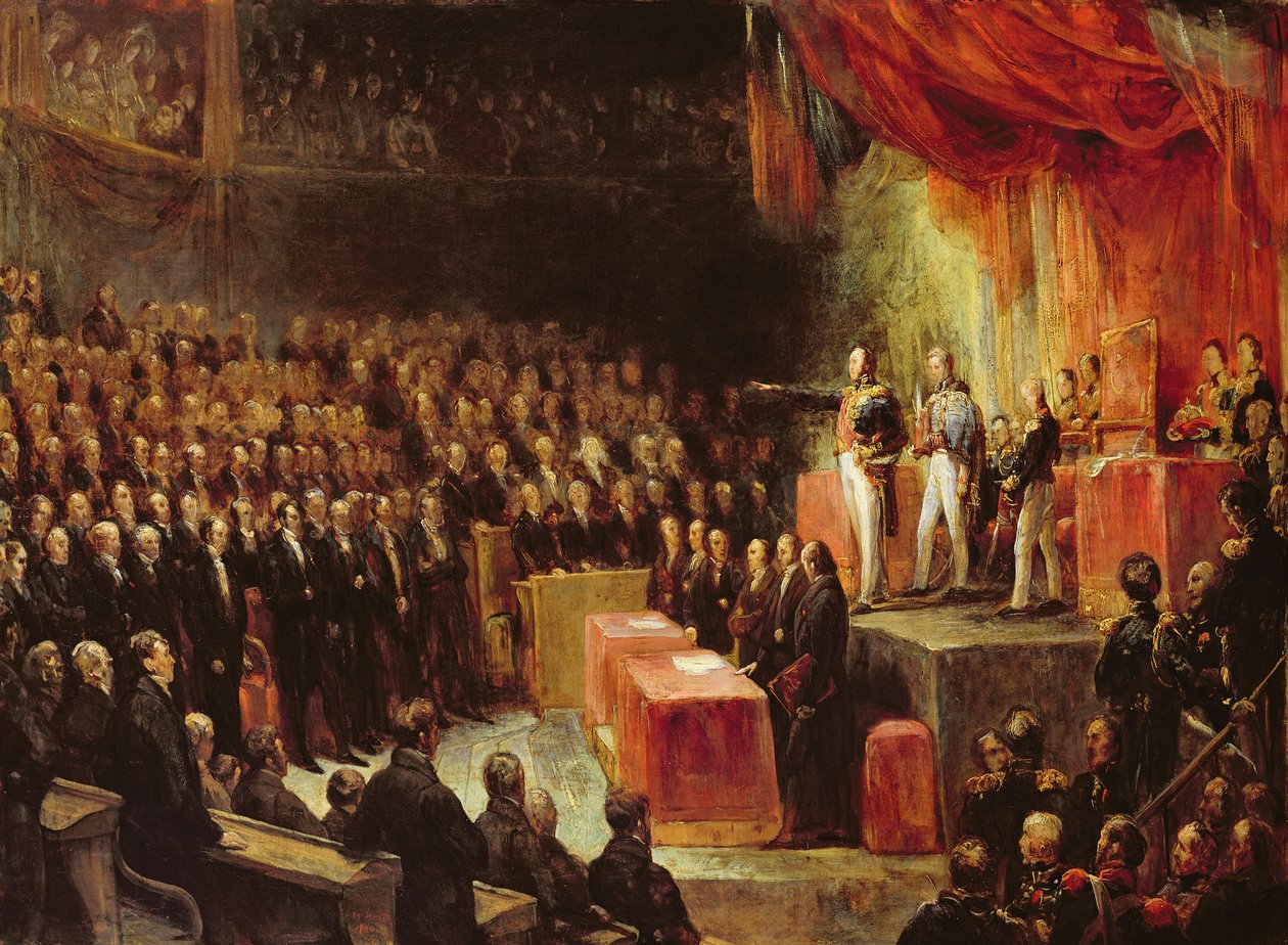 Étude pour Louis-Philippe Ier prêtant serment à la Chambre des députés, 9 août 1830 - Ary Scheffer