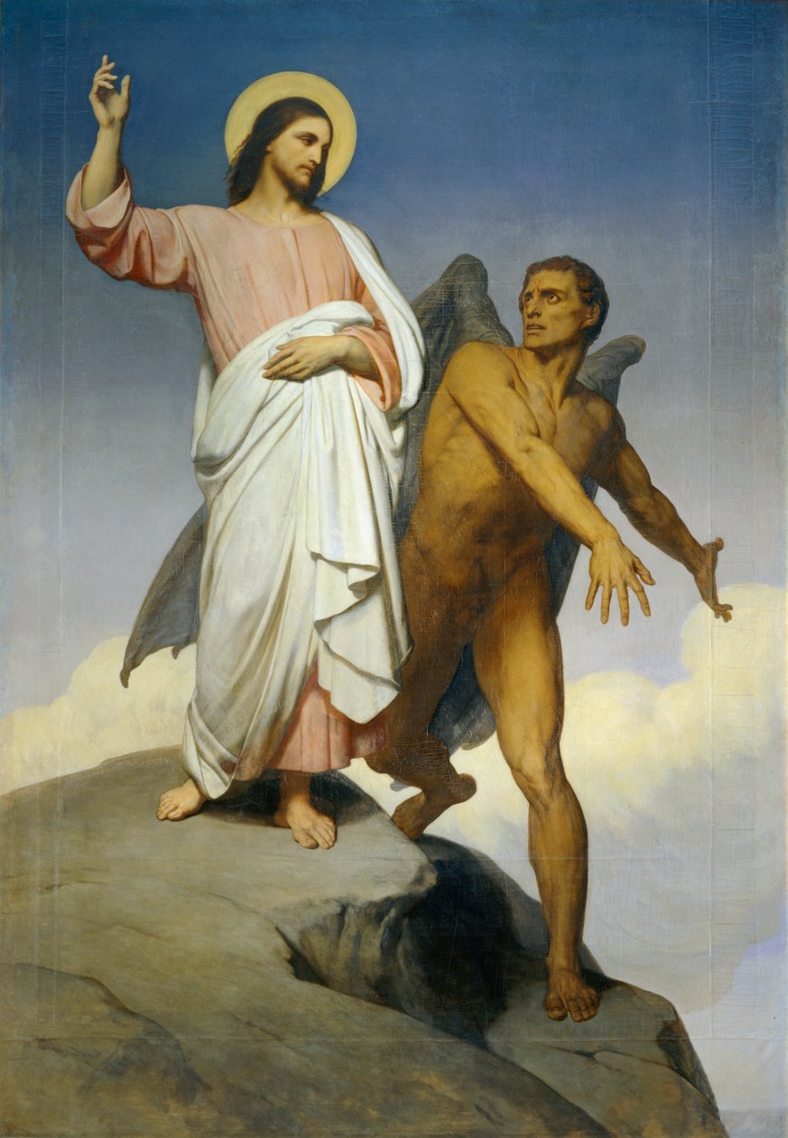 La Tentation du Christ … - Ary Scheffer